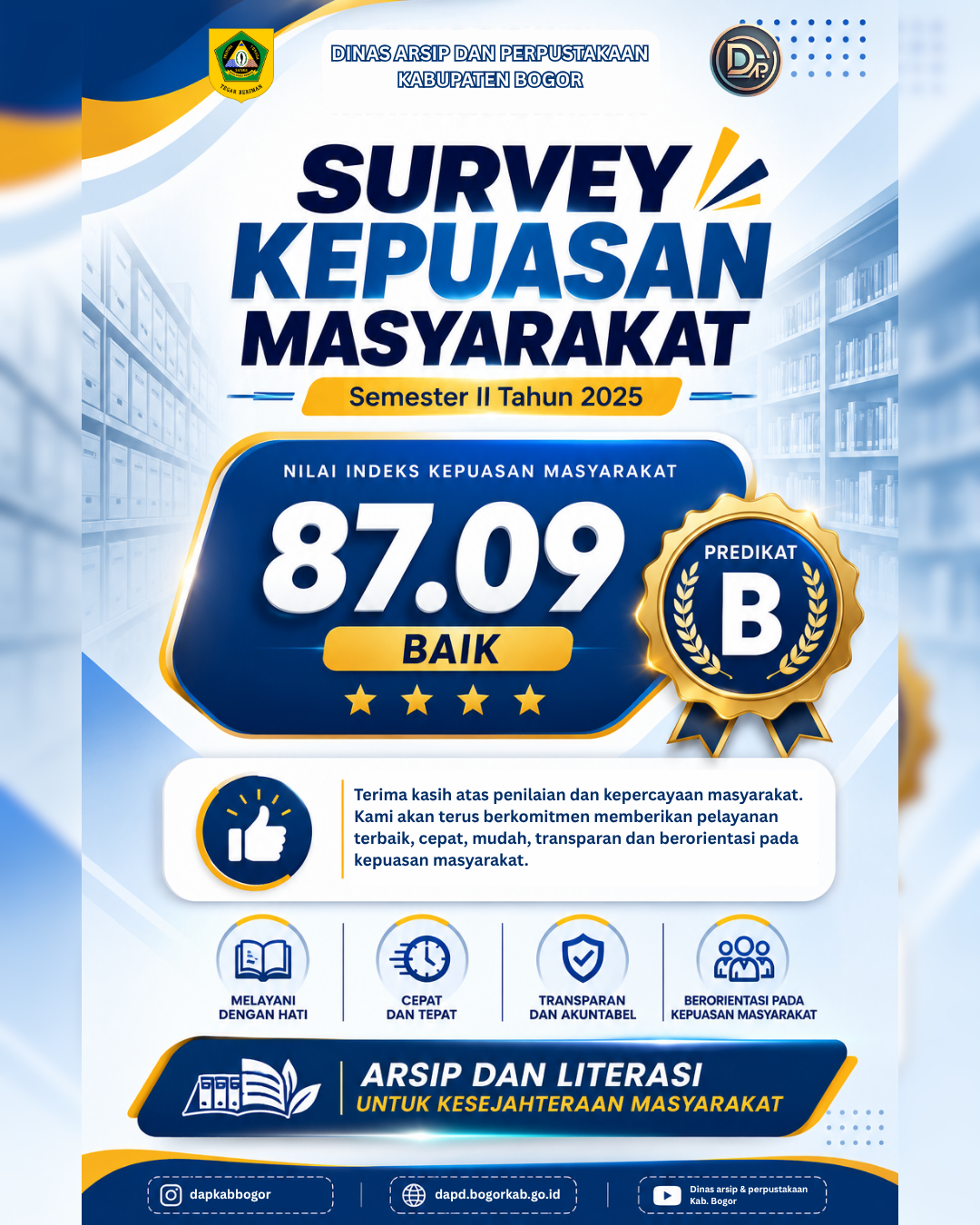 SUARA MASYARAKAT, SEMANGAT KAMI UNTUK TERUS BERBENAH!