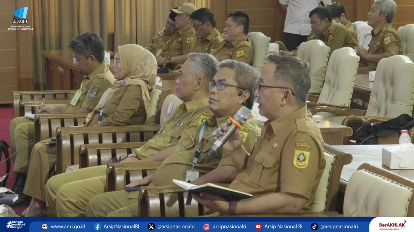 DAP Kabupaten Bogor Hadiri Ekspose Rekomendasi Kebijakan Pengelolaan Arsip Dinamis Pemerintahan Desa di ANRI